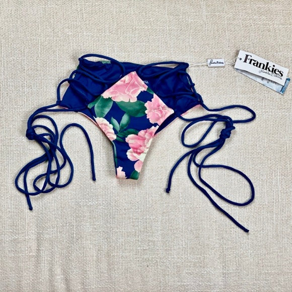 Frankie's Bikinis Other - NWT Frankie's Ayla Bikini Bottom in Pink Peony